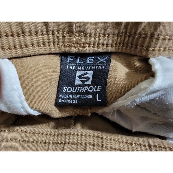 Southpole Flex Movement Men's Khaki Joggers - Large - Picture 3 of 6
